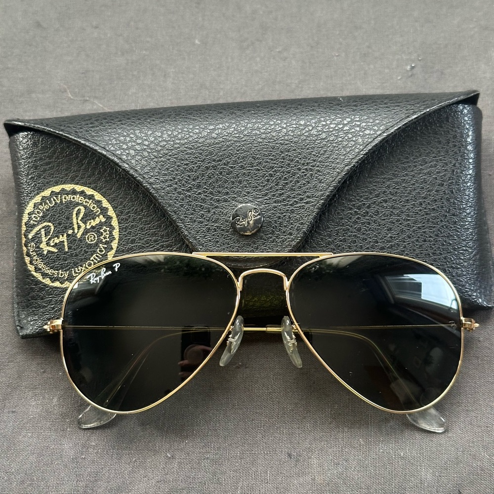 Ray-ban Polarized Aviator RB025 Sunglasses 55mm